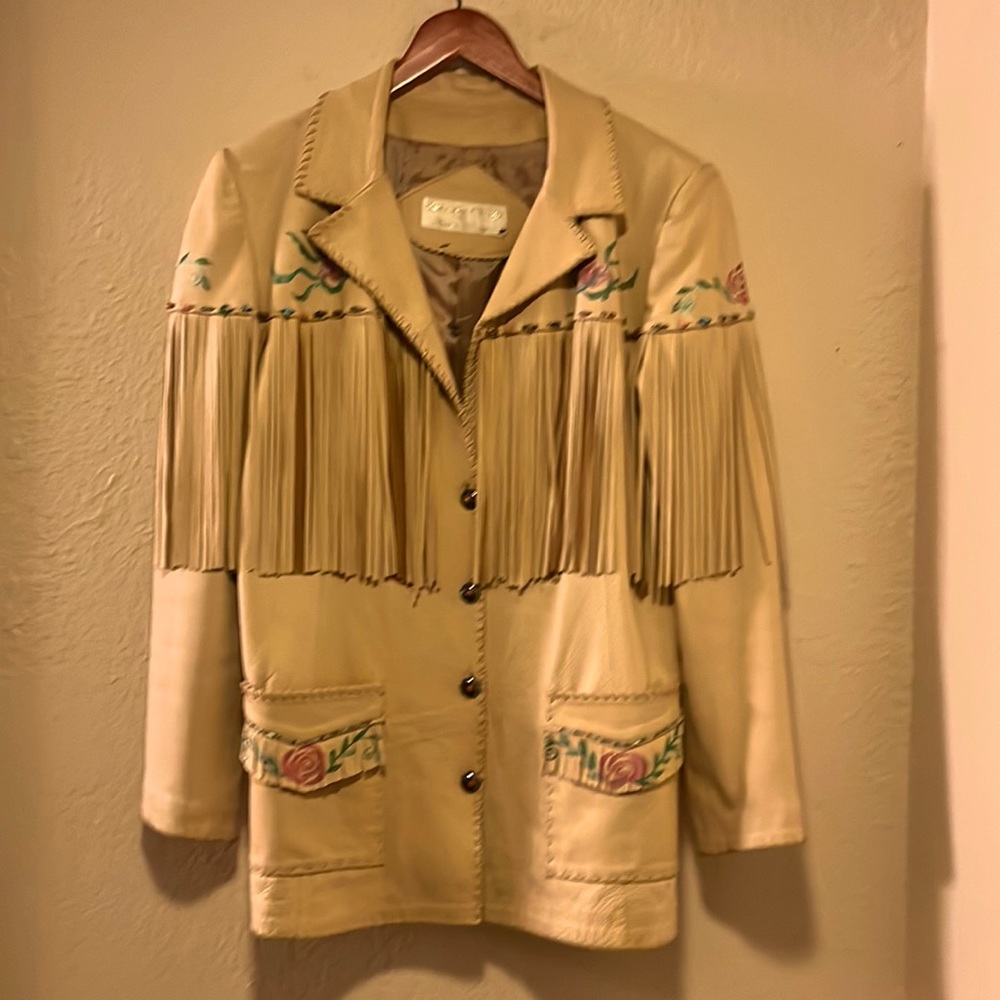 Gossamer Wings by Barbara Grimes Handmade Leather Jacket